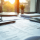 Bureau comptable avec documents fiscaux et ordinateur